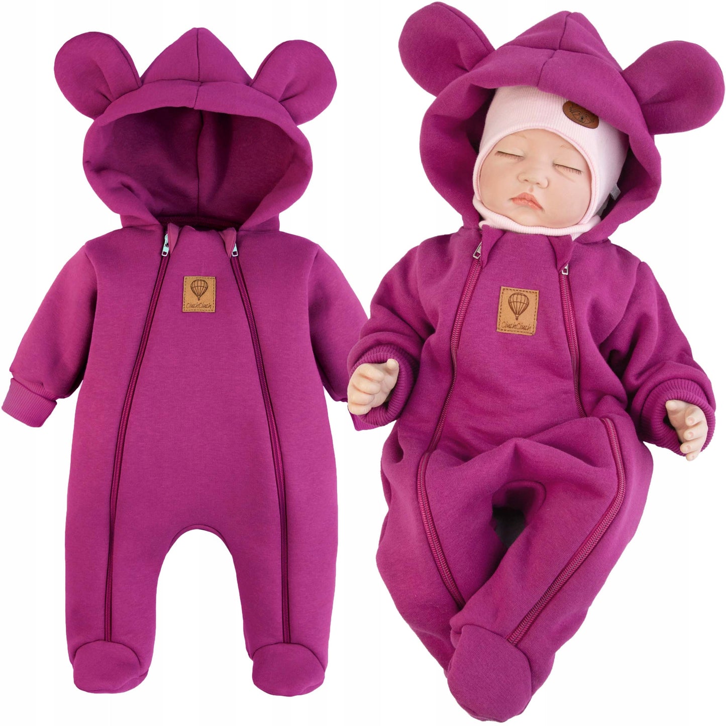 Kūdikių kombinezonas violetinis – pagrindinis vaizdas