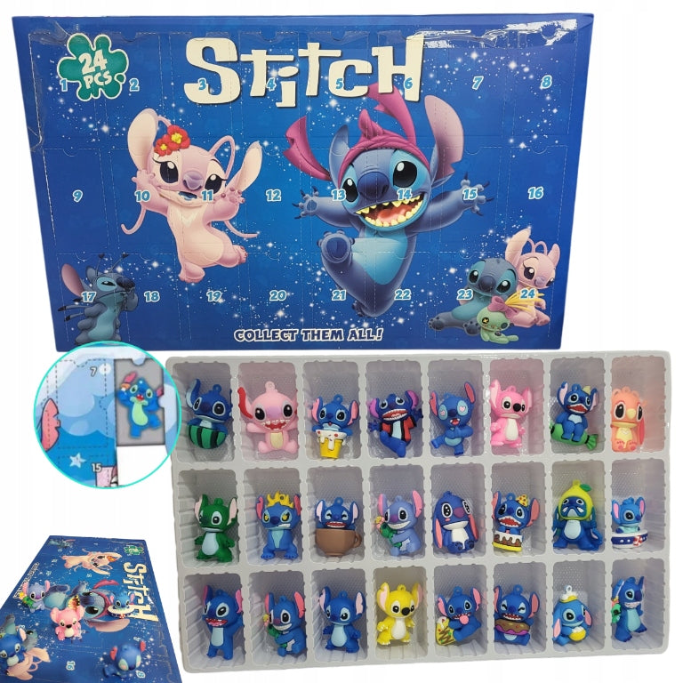 Lilo ir Stitch advento kalendorius su 24 siurprizų figūrėlėmis – pagrindinis vaizdas