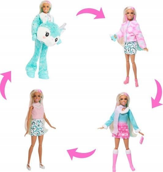 Barbie Mattel Cutie Reveal HJX76 Advento kalendorius – vaizdas 3