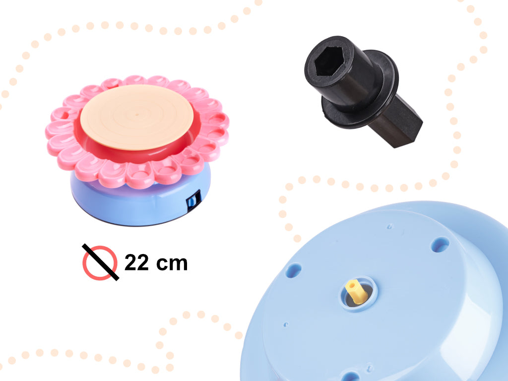 Keramikos rinkinys su moliu ir dažais 600g – vaizdas 4