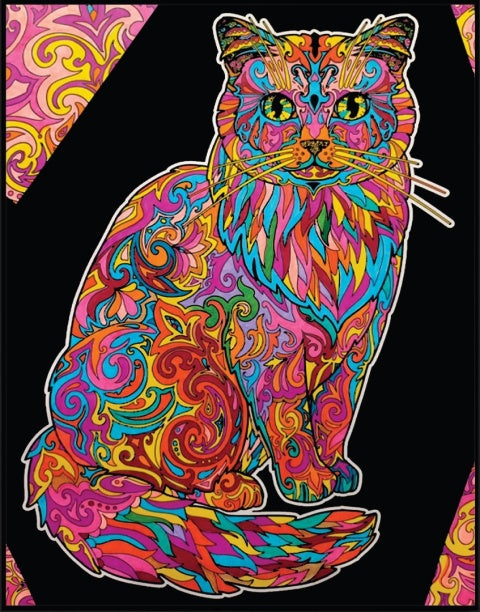 Spalvinimo paveikslas Katė, 47x35cm – pagrindinis vaizdas