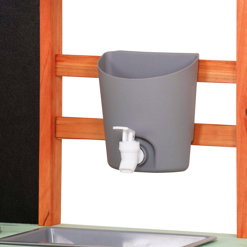 Lulilo Sableto medinė lauko purvo virtuvėlė vaikams su priedais, 110,5 cm