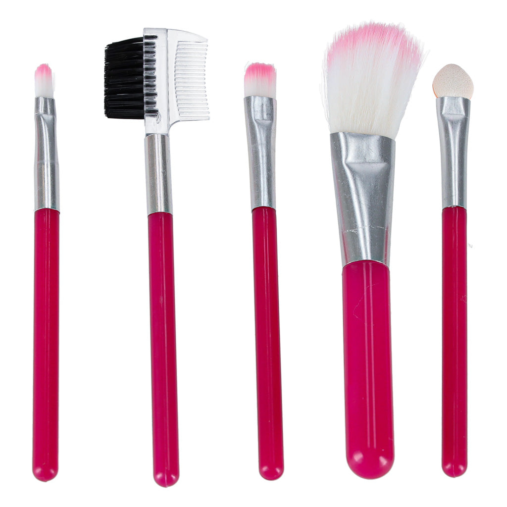 Vaikų makiažo ir nagų dailės kosmetikos rinkinys lagaminėlyje, 22 elementai