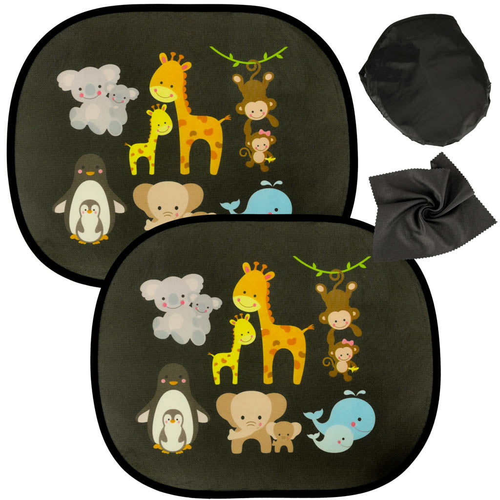 Lipni užuolaida automobilio langui, su beždžionėle – pagrindinis vaizdas