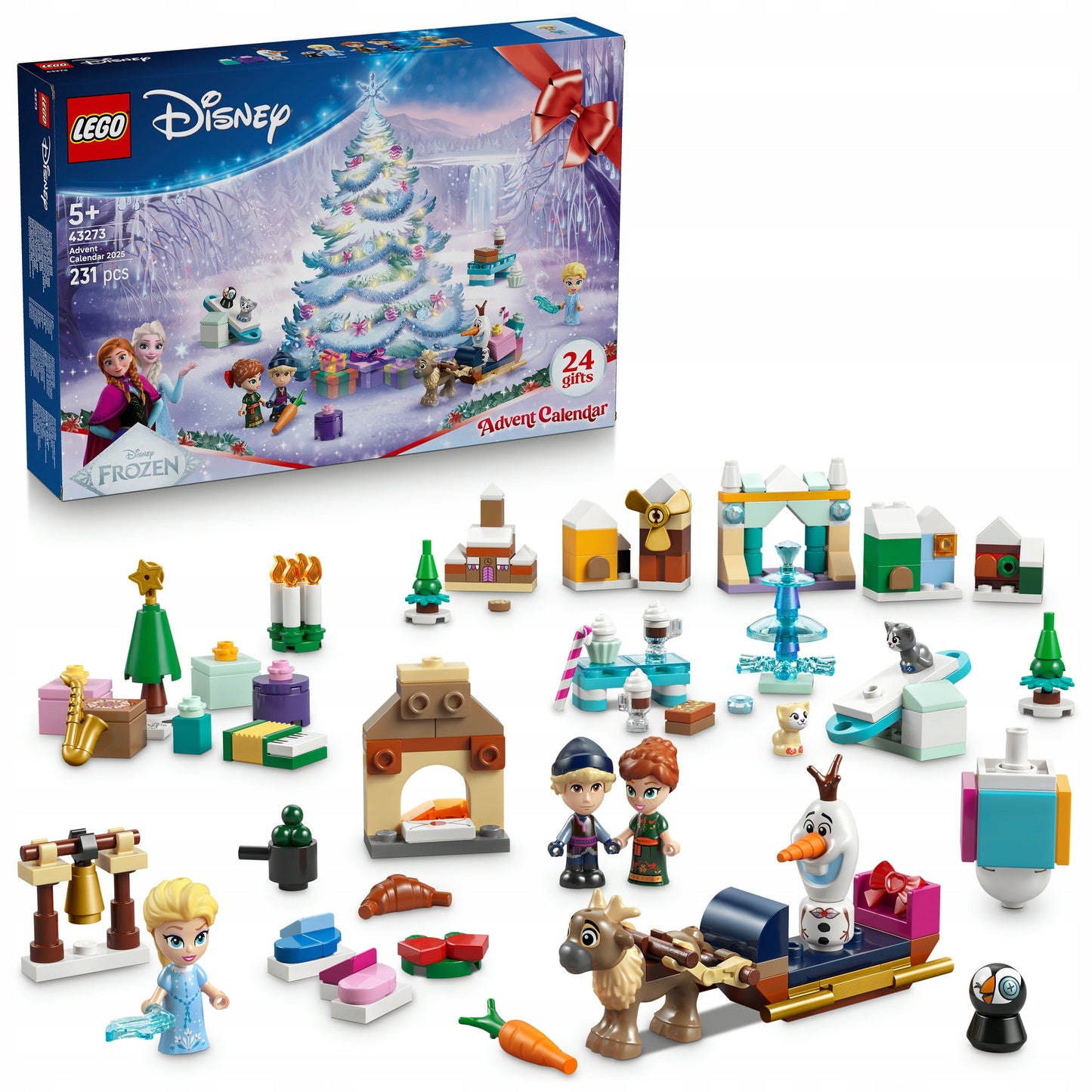 LEGO Disney Frozen 43273 Advento kalendorius 2025 – pagrindinis vaizdas