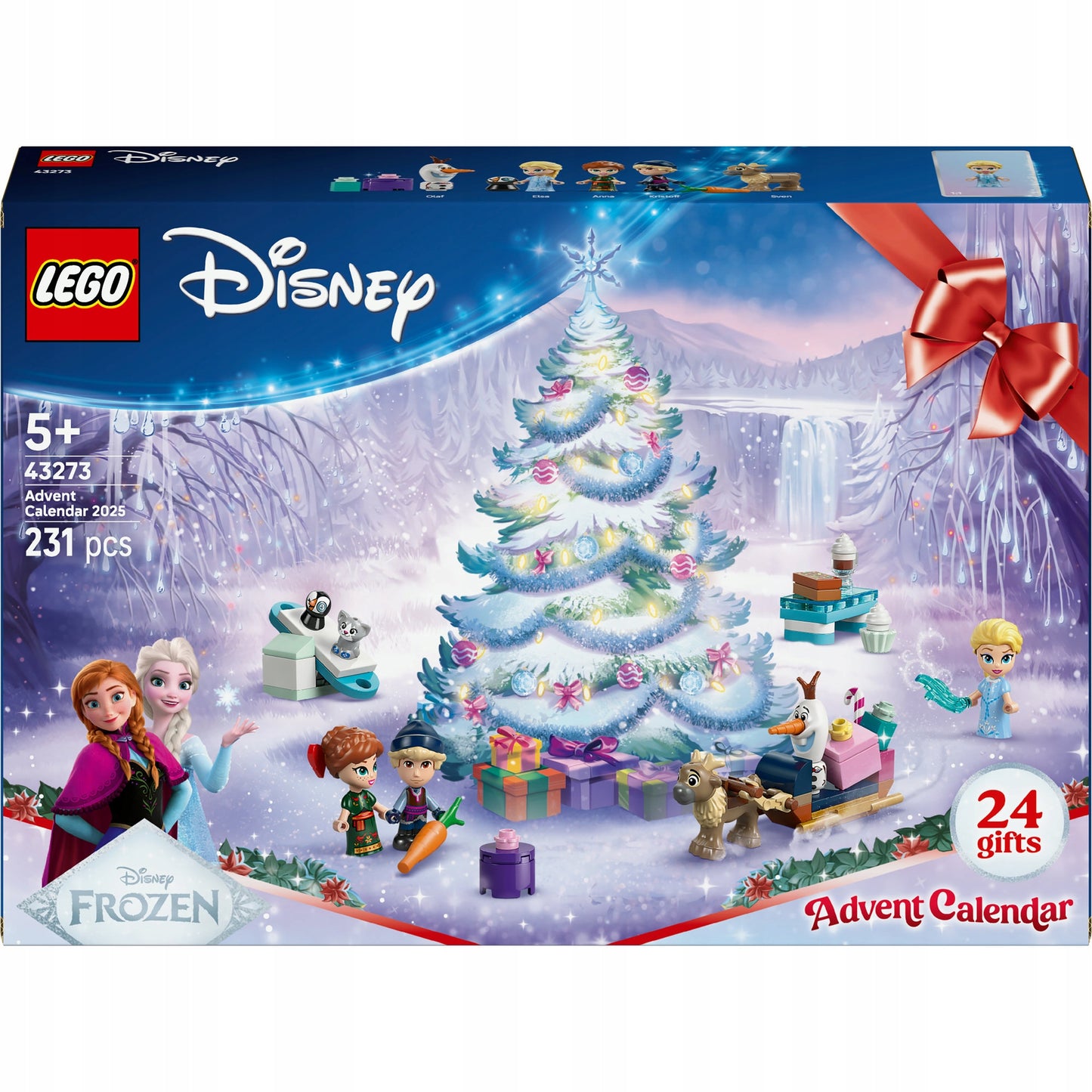 LEGO Disney Frozen 43273 Advento kalendorius 2025 – vaizdas 2