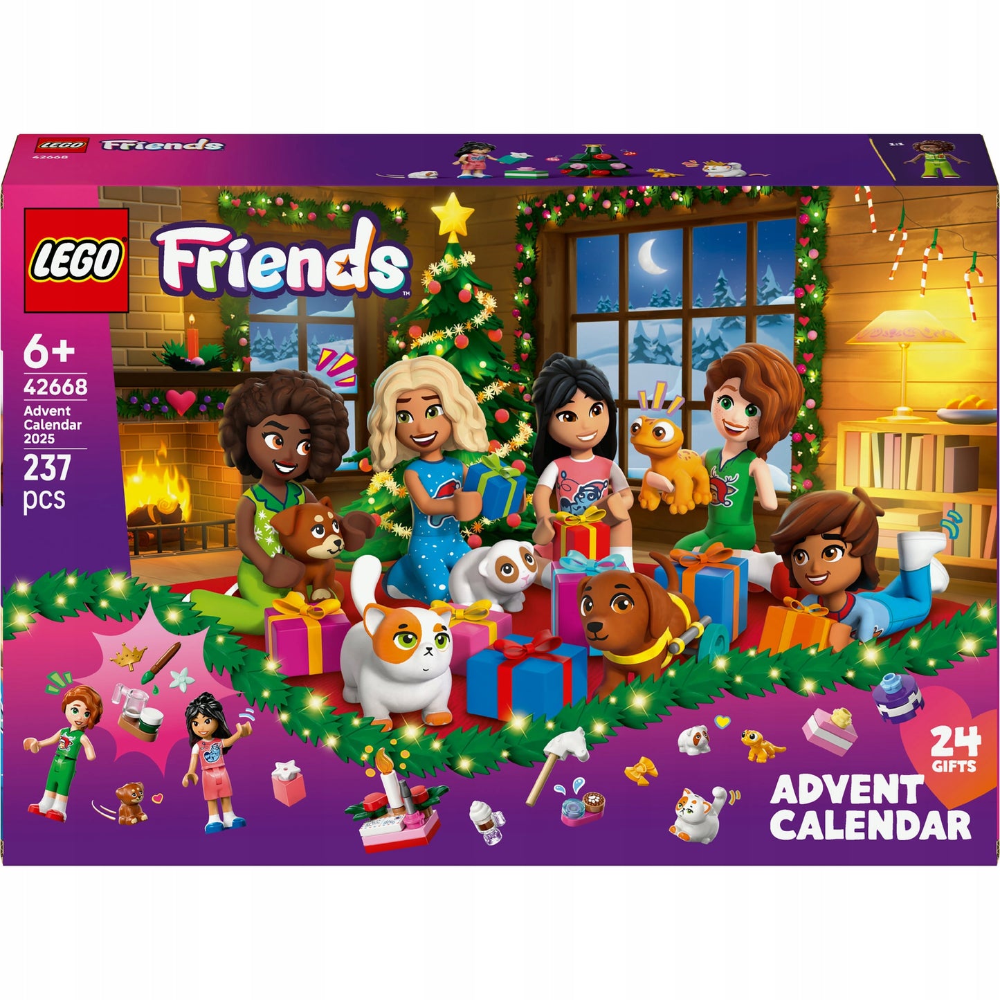 LEGO Friends 42668 Advento kalendorius 2025 – vaizdas 2
