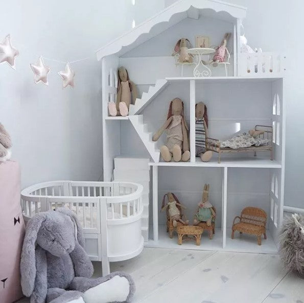 LULILO CALLA XXL 2in1 knygų lentyna ir žaislų namelis vaikams, 116 cm