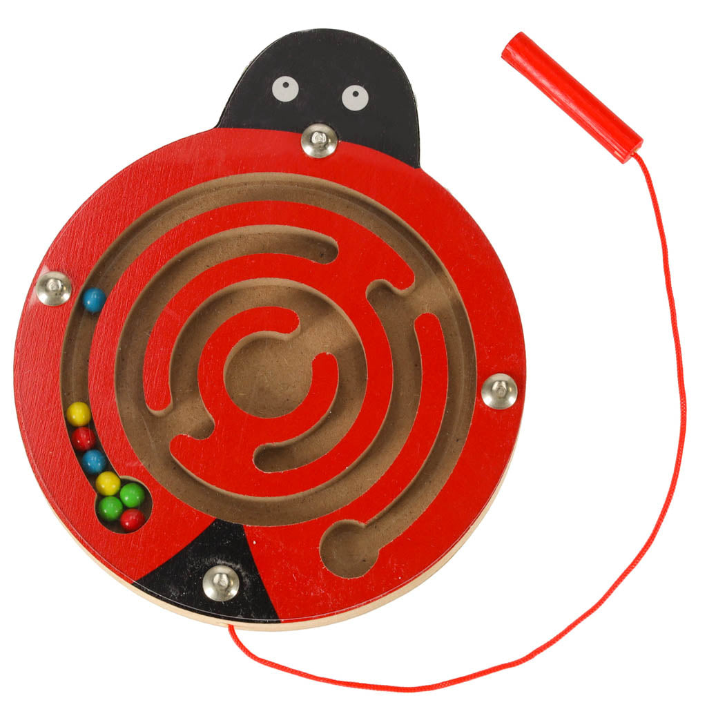 Magnetinis labirintas su boružėlių kamuoliukais – vaizdas 2