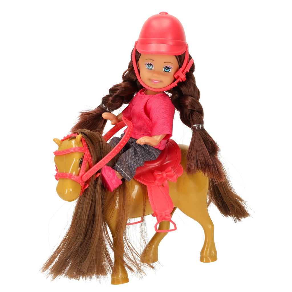 Lėlės ir ponio rinkinys mergaitei, 5 elementai