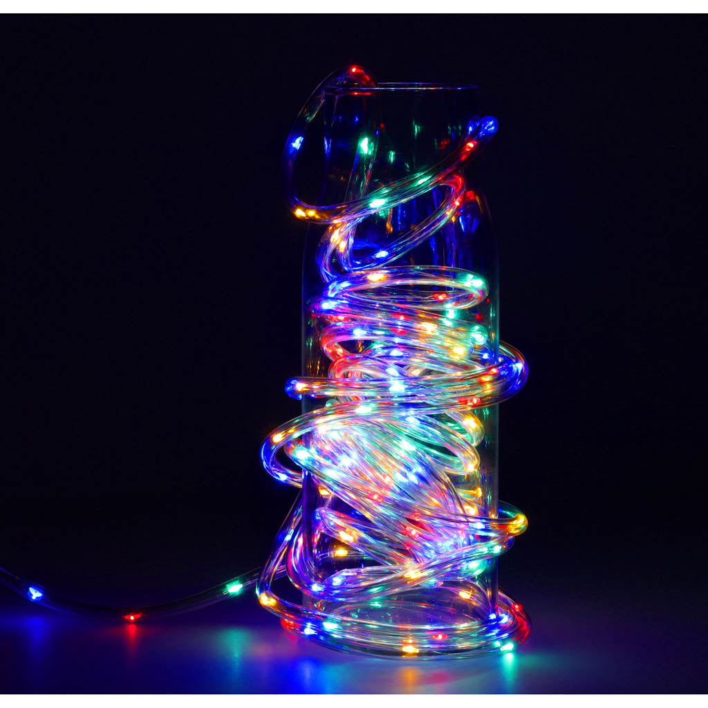 Lauko LED girlianda-žarna, 10m, 100 LED, daugiaspalvė – vaizdas 2