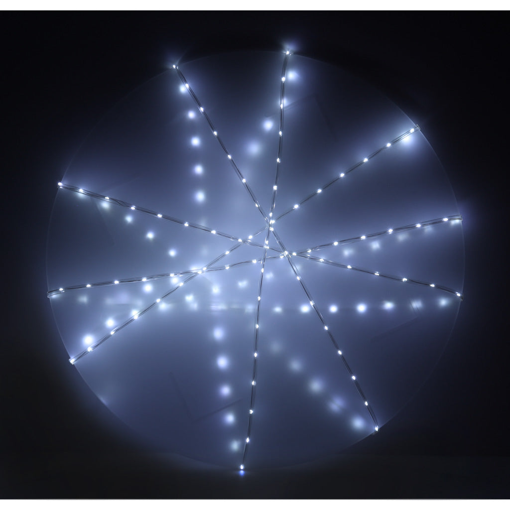 Lauko LED girlianda-žarna, 10m, 100 LED, šaltai balta – vaizdas 2