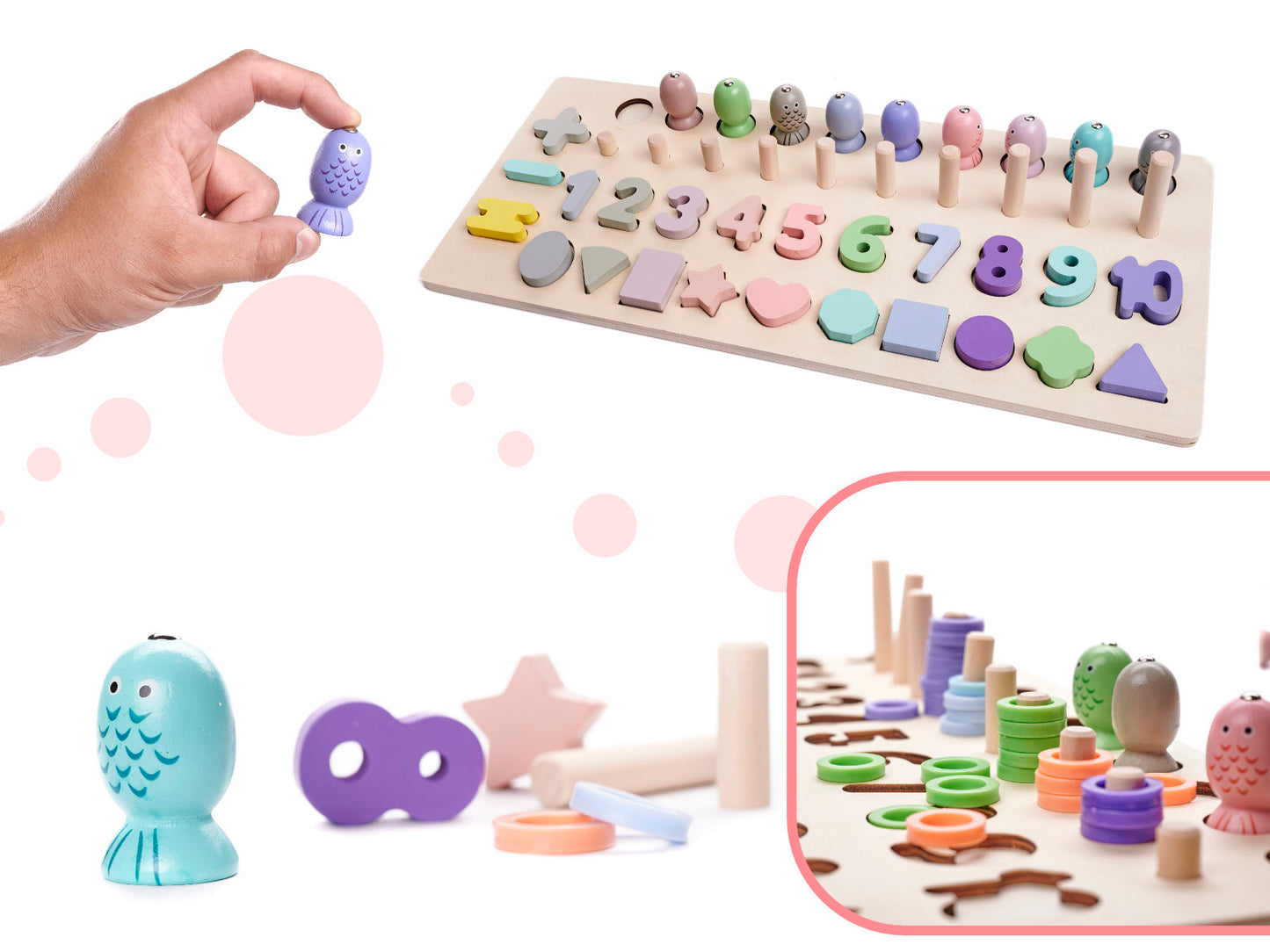 Medinis rūšiuokis, žvejyba, skaičiai, formos – vaizdas 2