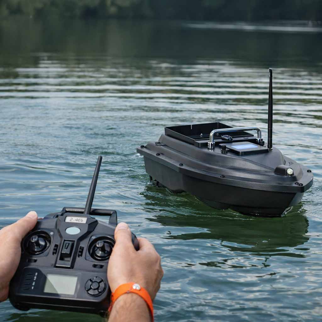Nuotoliniu būdu valdomas masalo laivas D16B GPS 2 kg 12000 mAh 500 m