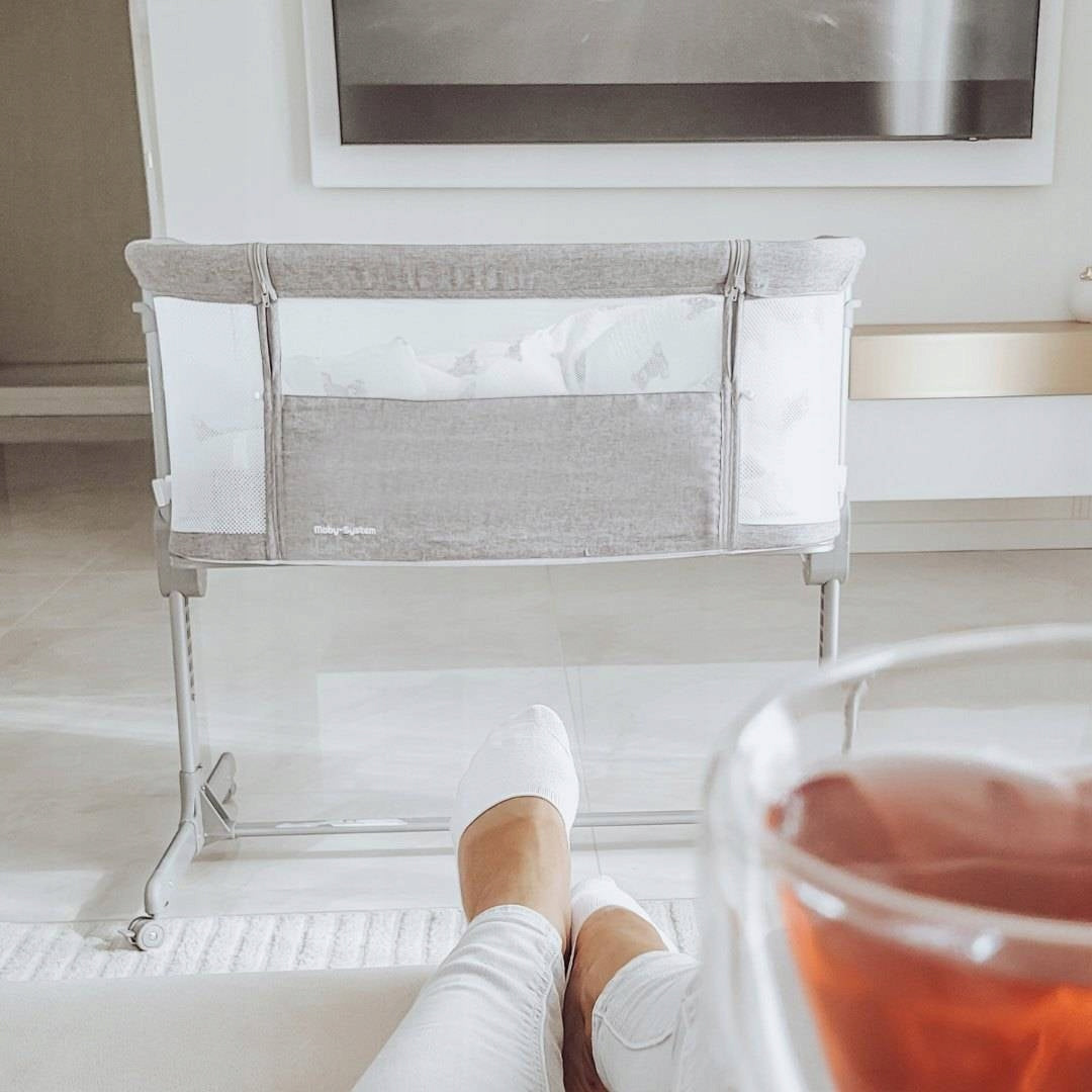 Kūdikių Lovytė 3 in 1 Su Ratukais + Čiužinys – vaizdas 10