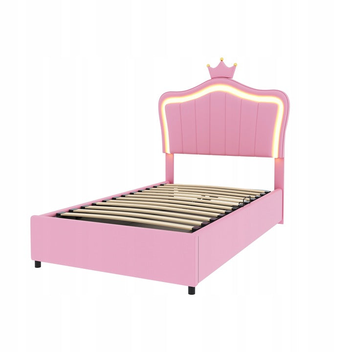 Vaikiška minkšta lova 90x200 cm su hidrauliniu mechanizmu – pagrindinis vaizdas