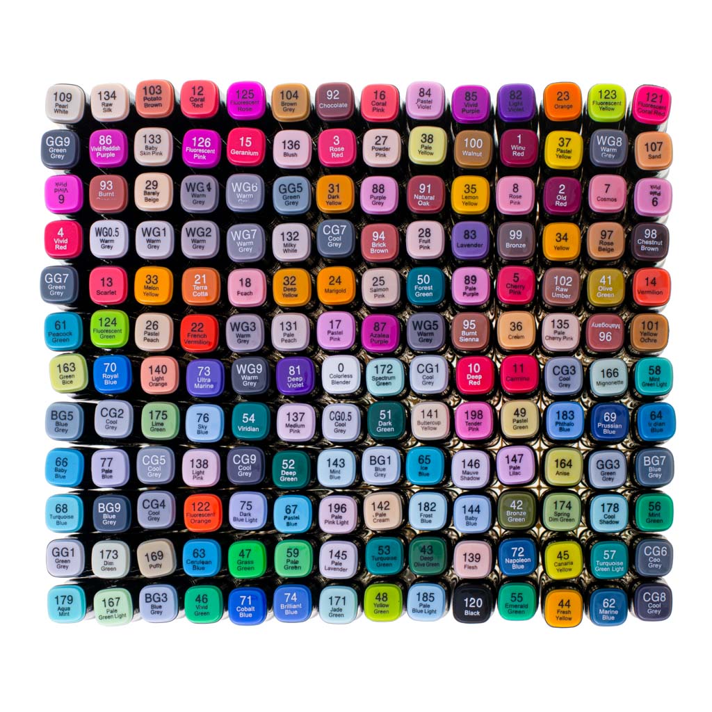 Flomasteriai 168 vnt - vaizdas 3