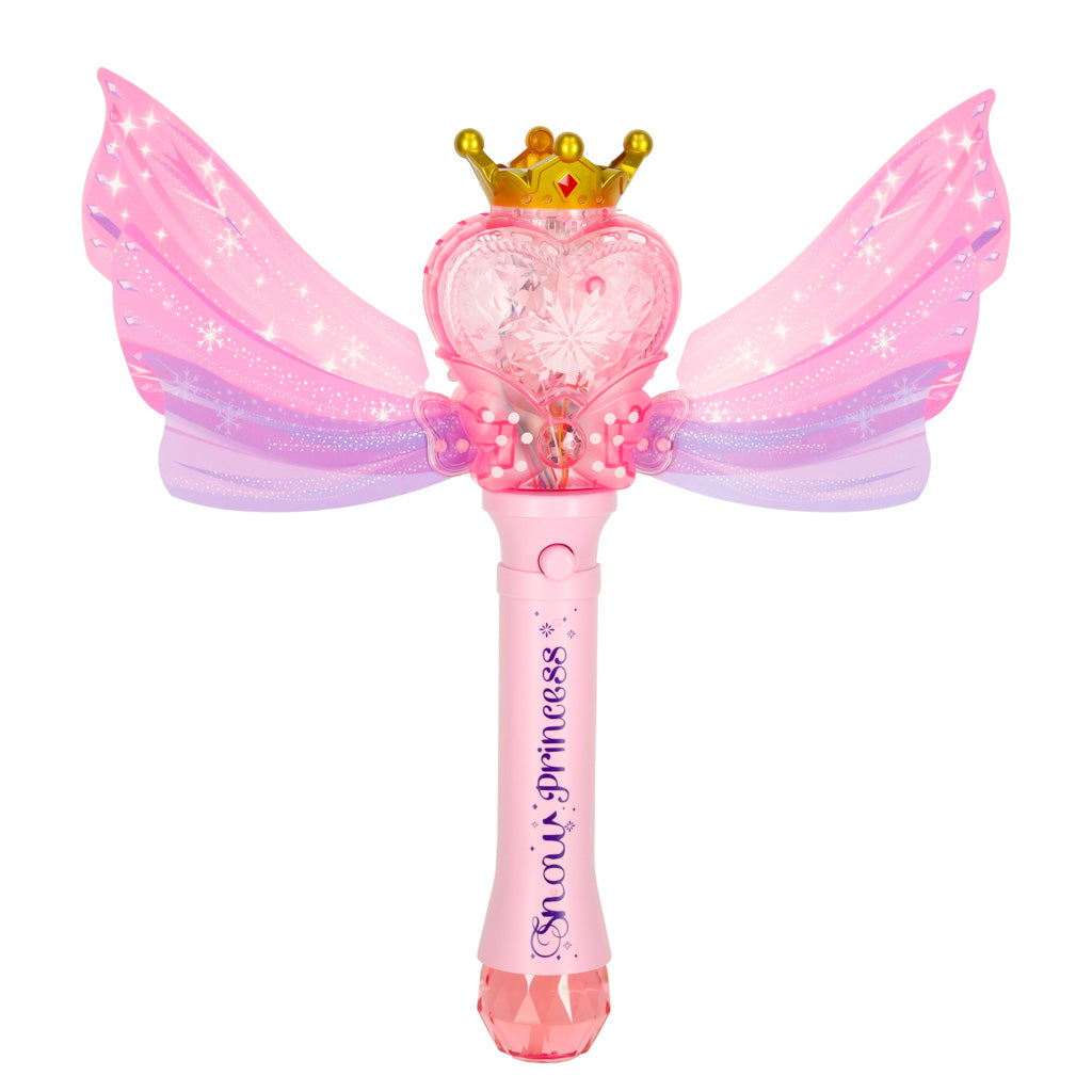 Princesės lazdelės formos automatinė muilo burbulų mašina