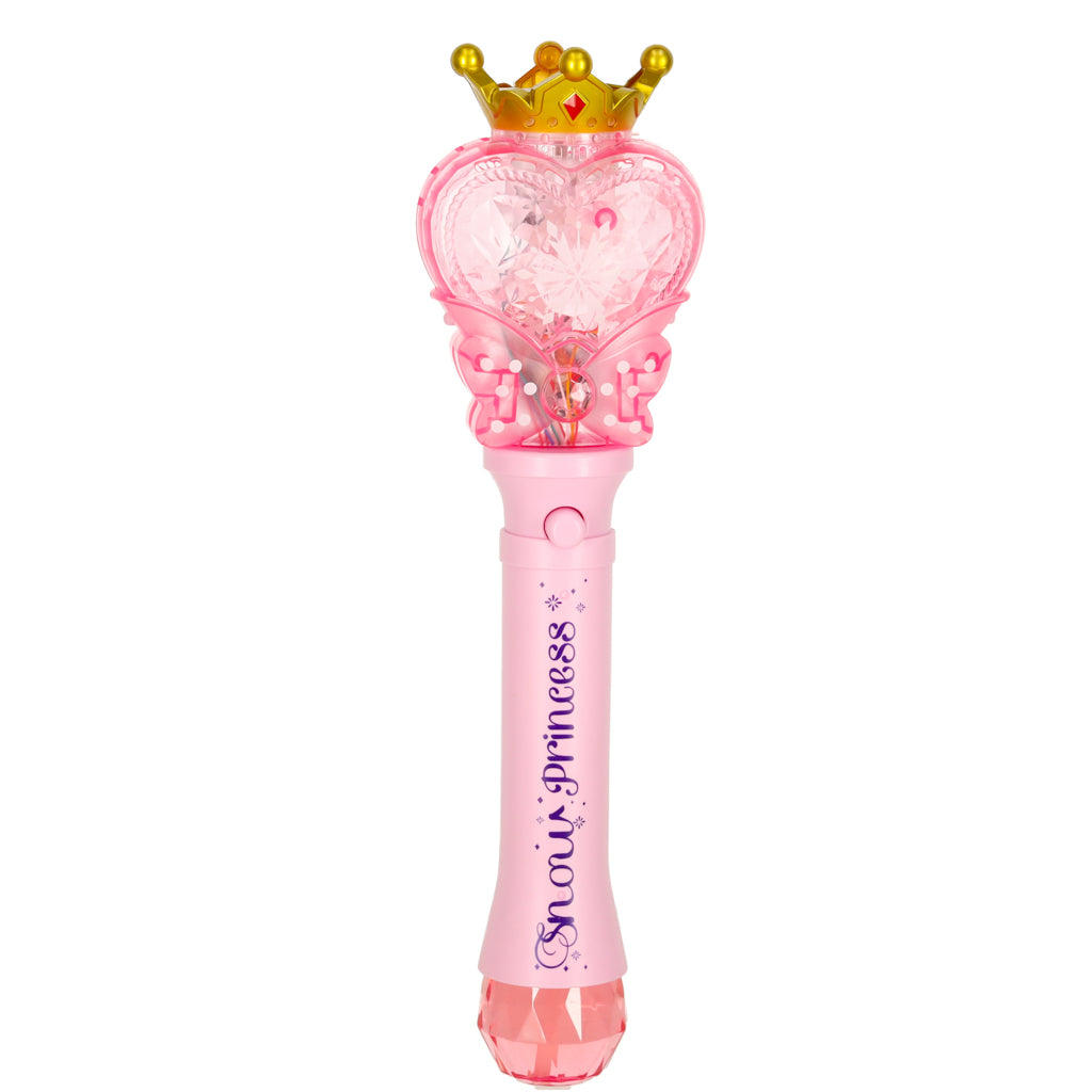 Princesės lazdelės formos automatinė muilo burbulų mašina