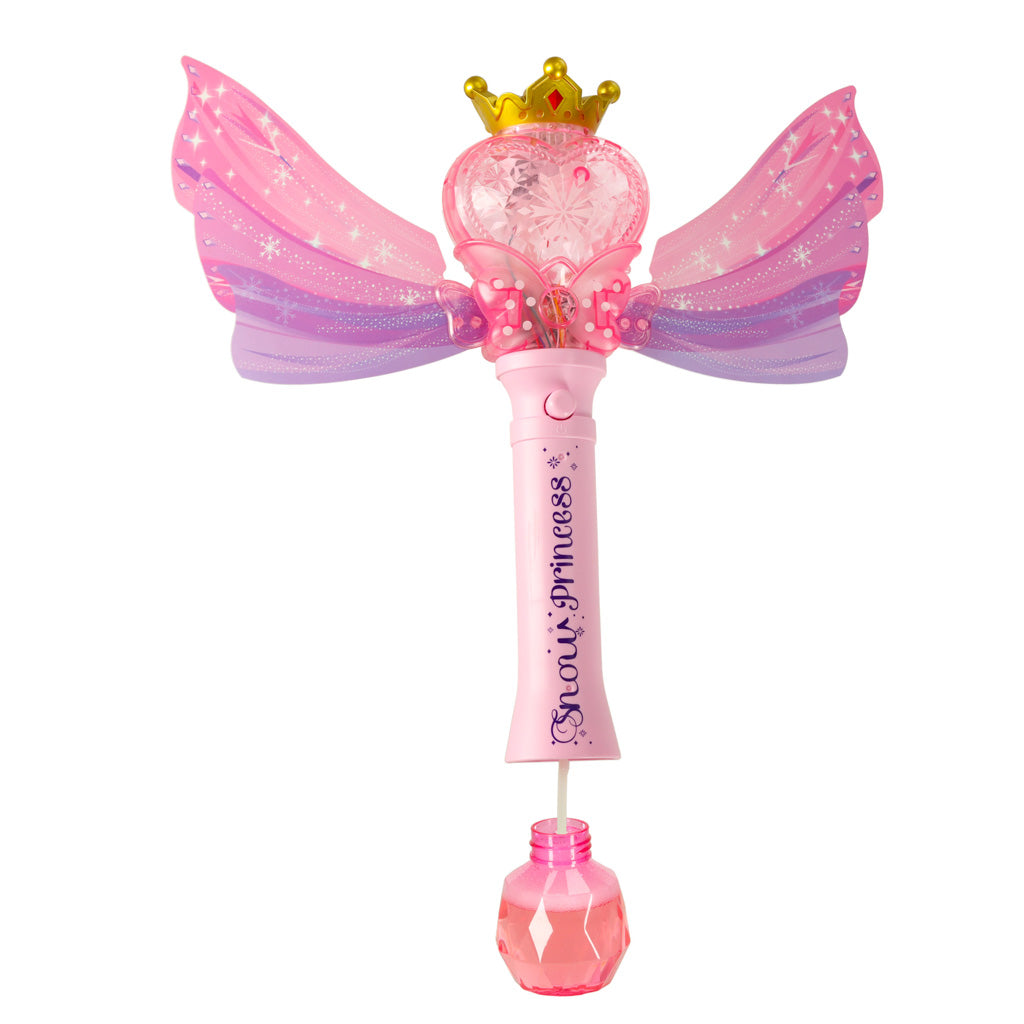 Princesės lazdelės formos automatinė muilo burbulų mašina