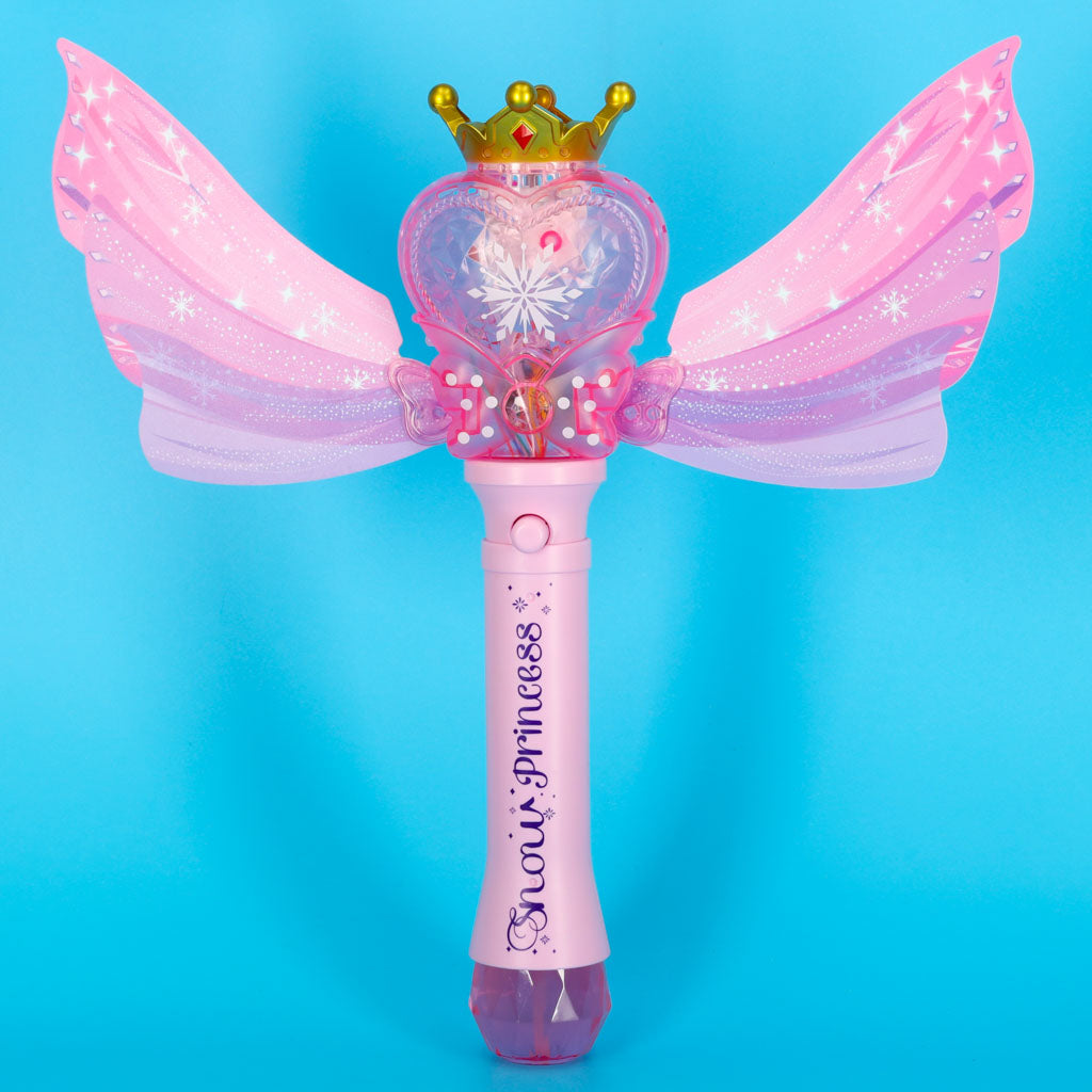 Princesės lazdelės formos automatinė muilo burbulų mašina