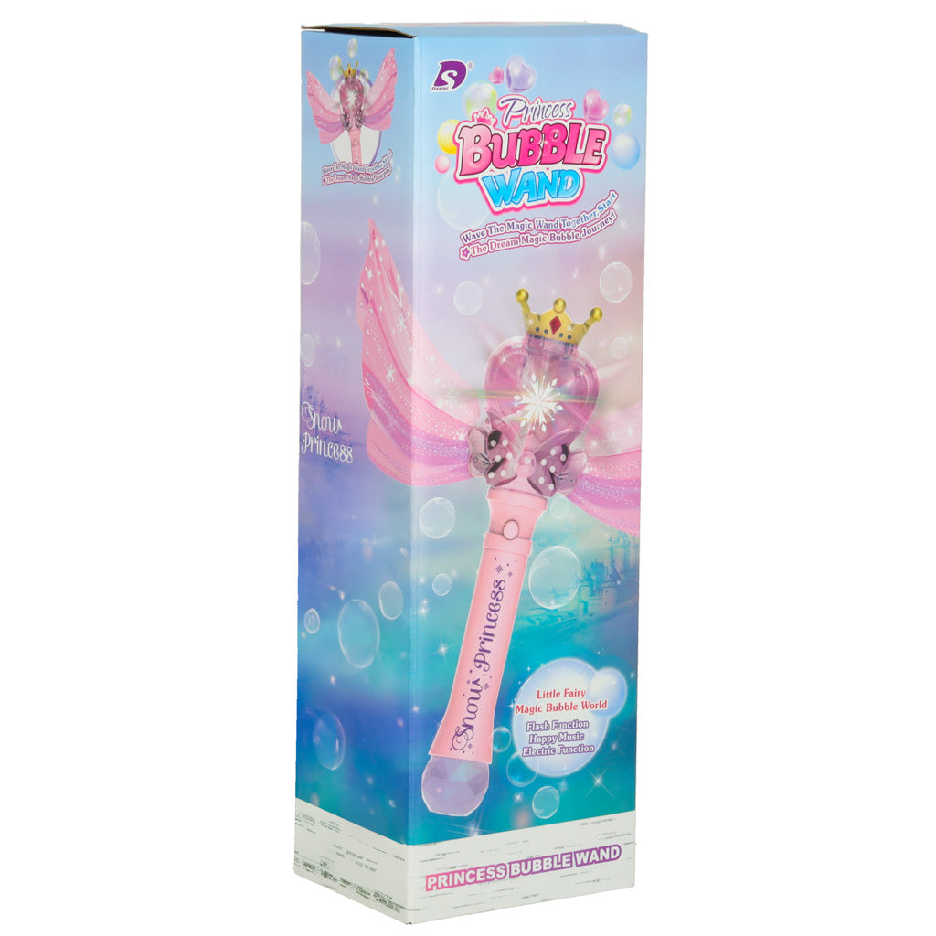 Princesės lazdelės formos automatinė muilo burbulų mašina