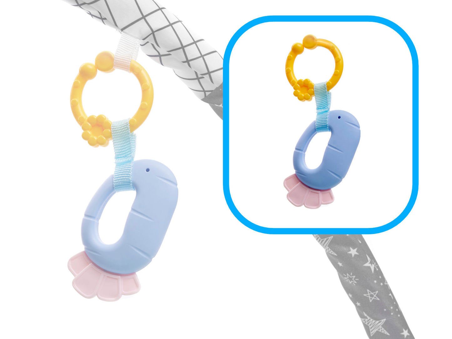 Lavinamsis kilimėlis su kaladėlėmis – vaizdas 4