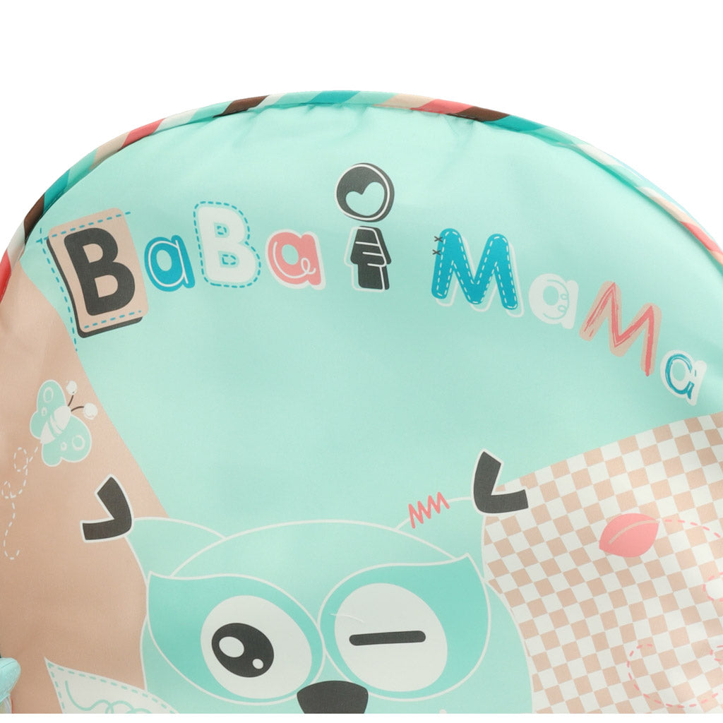 Kūdikių lavinimo kilimėlis su pianinu ir pelėdos motyvais – vaizdas 4