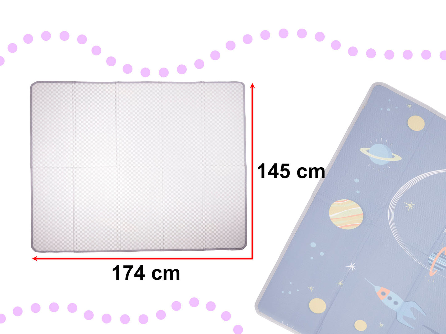 Lavinamasis kilimėlis Space mat – vaizdas 3