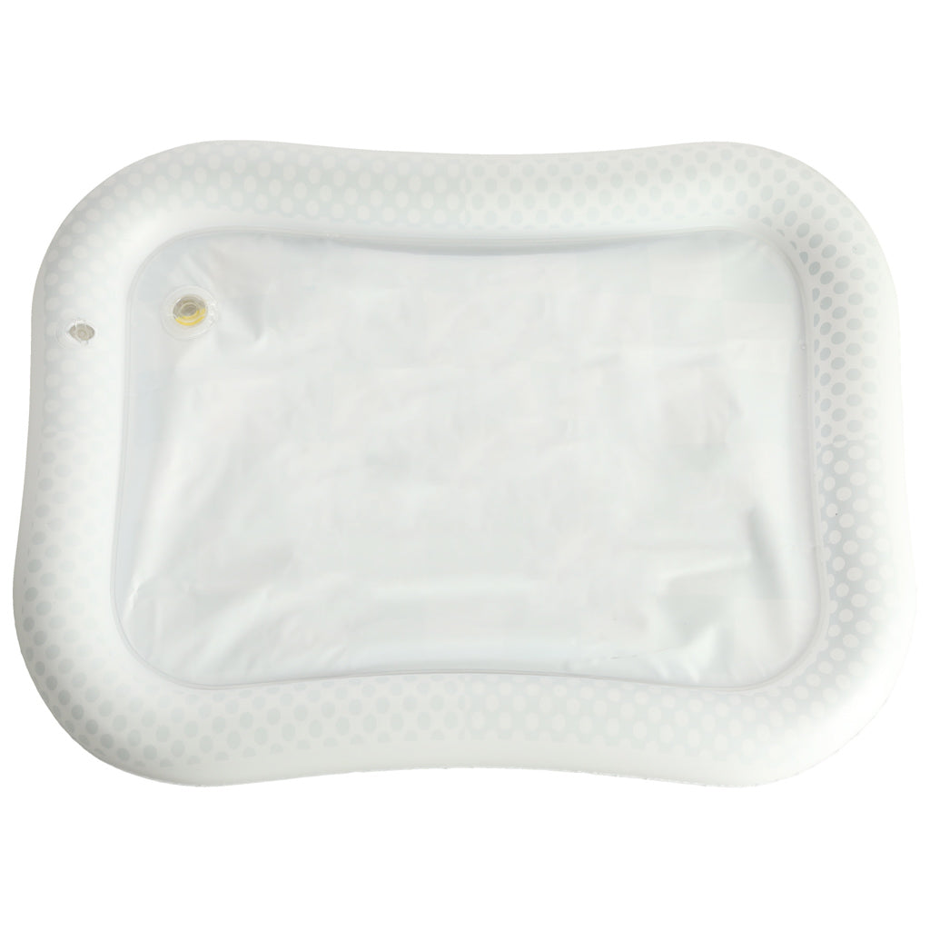 Pripučiama sensorinė vandens kilimėlis kūdikiams su kontrastinga juodai balta šachmatų lenta, XXL 65x50 cm