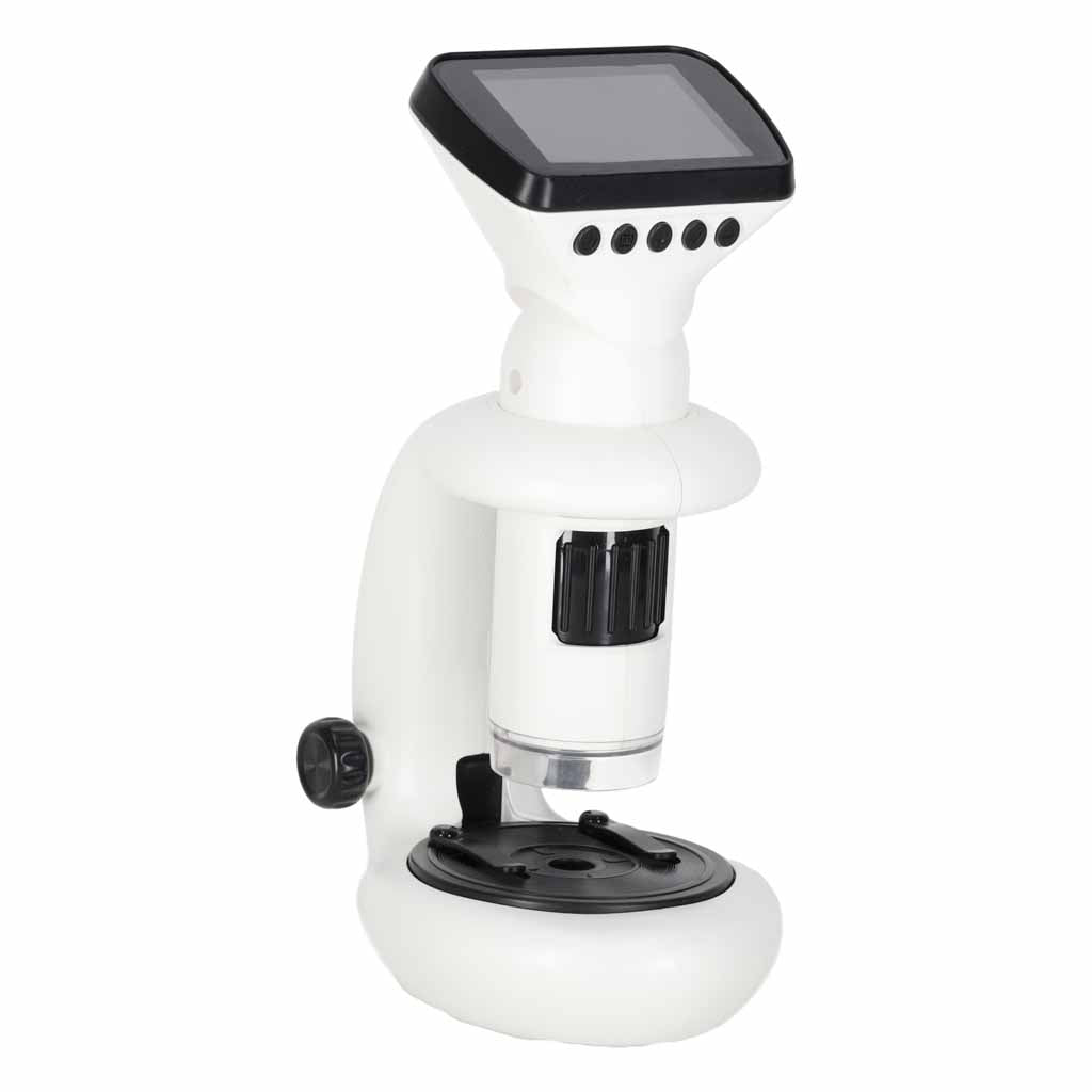 Skaitmeninis elektroninis mikroskopas su WiFi, USB, LCD ekranu, 200x-1000x didinimu ir priedais