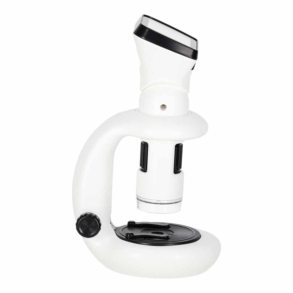 Skaitmeninis elektroninis mikroskopas su WiFi, USB, LCD ekranu, 200x-1000x didinimu ir priedais