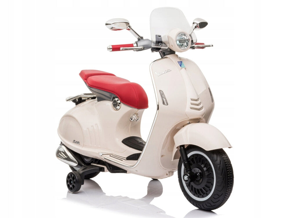 SUN BABY elektrinis motoroleris Vespa, baltas – vaizdas 2