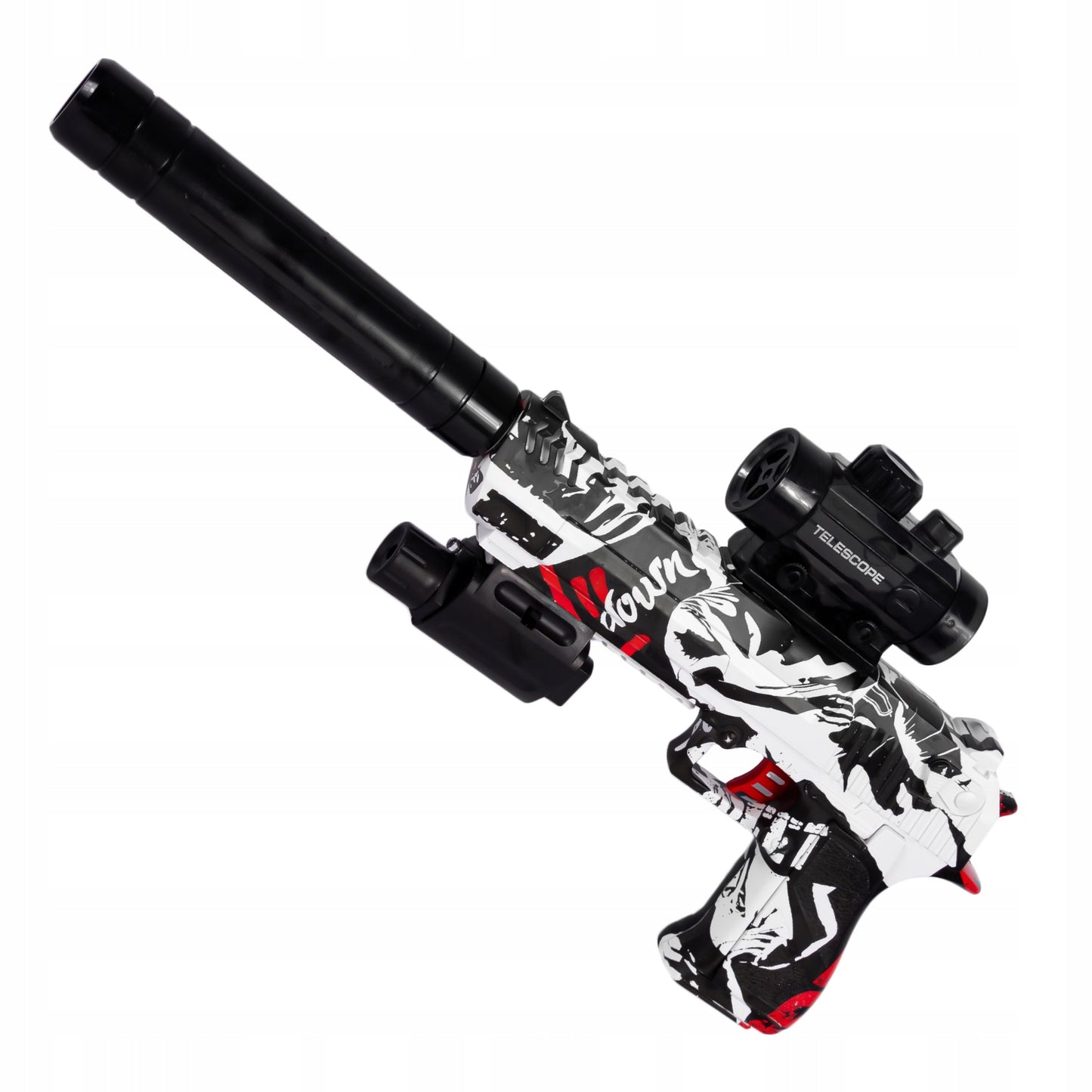 Gelinis blasteris - elektrinis žaislinis šautuvas su lazeriniu taikikliu - vaizdas 2