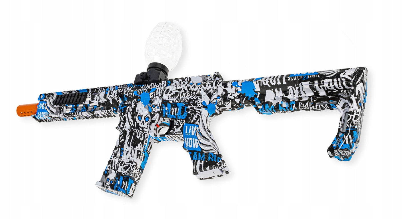 Didelis automatinis pistoletas su gelinėmis kulkomis - vaizdas 6