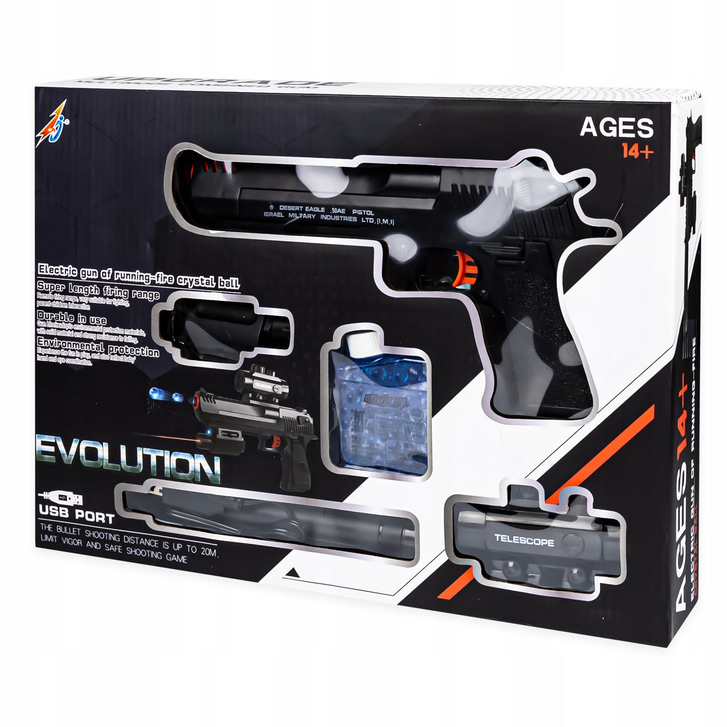 Gelinis pistoletas su automatiniu šaudymo režimu - vaizdas 3