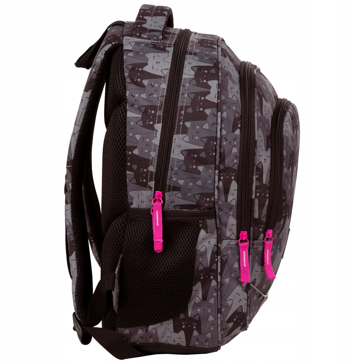 BackUP mokyklinė kuprinė su kačiukais – vaizdas 4