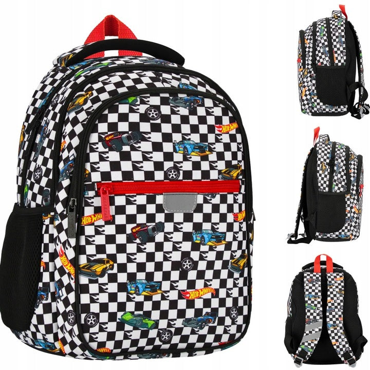 Mokyklos kuprinė-tornisteris, berniukui, Hot Wheels – pagrindinis vaizdas