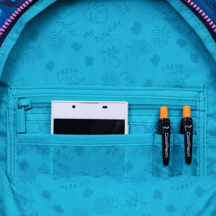 Mokyklinė kuprinė Lilo & STITCH, didelė, telpa A4, 1-3 klasei – vaizdas 3