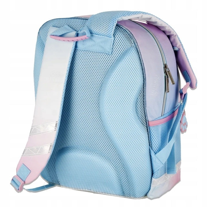 Mokyklinė kuprinė-tornistras mergaitei su šuniuku – vaizdas 3