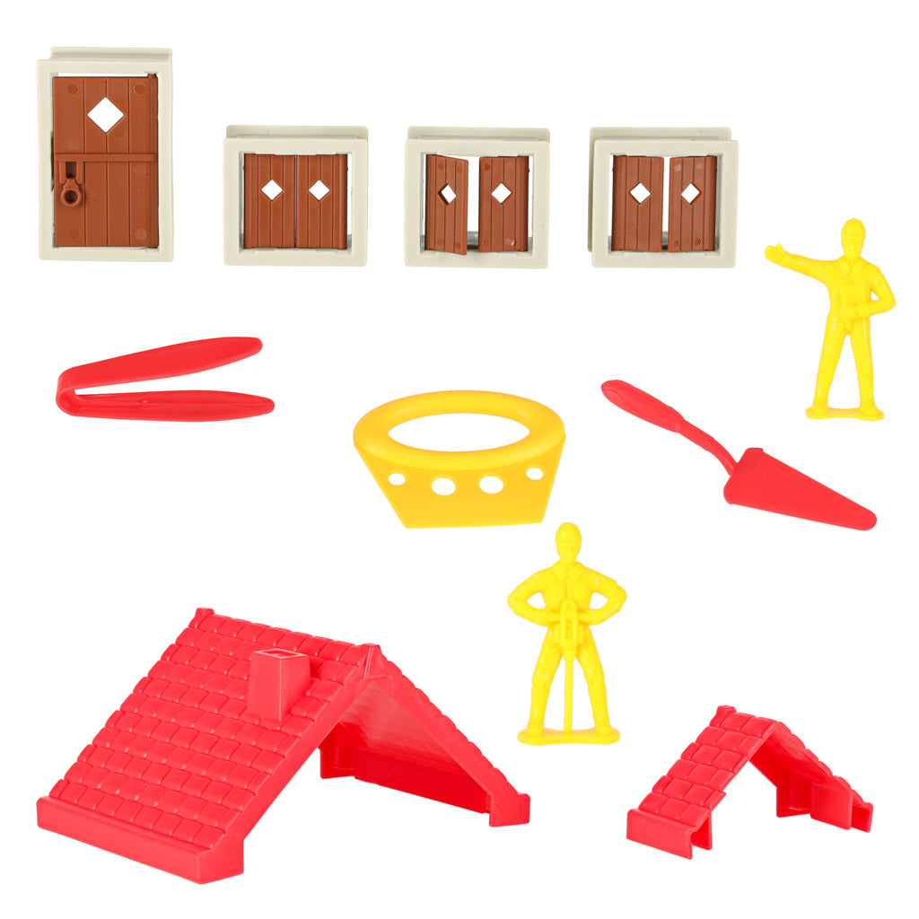 Kūrybinis rinkinys su magišku smėliu, namelio statybos elementais ir figūrėlėmis, 750 g