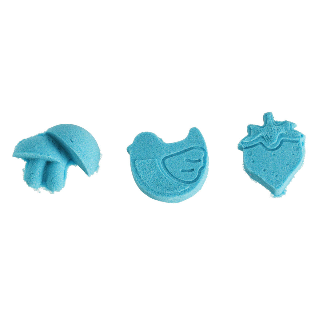 Kinetinis smėlis 1 kg maišelyje, mėlynos spalvos - vaizdas 3