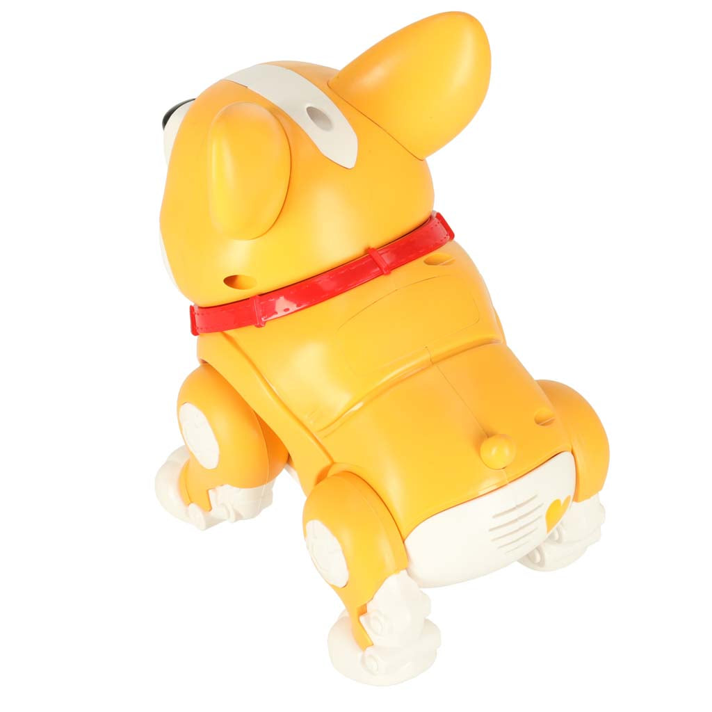 Interaktyvus Corgi šuniukas-robotas su šviečiančiomis ausimis ir muzika