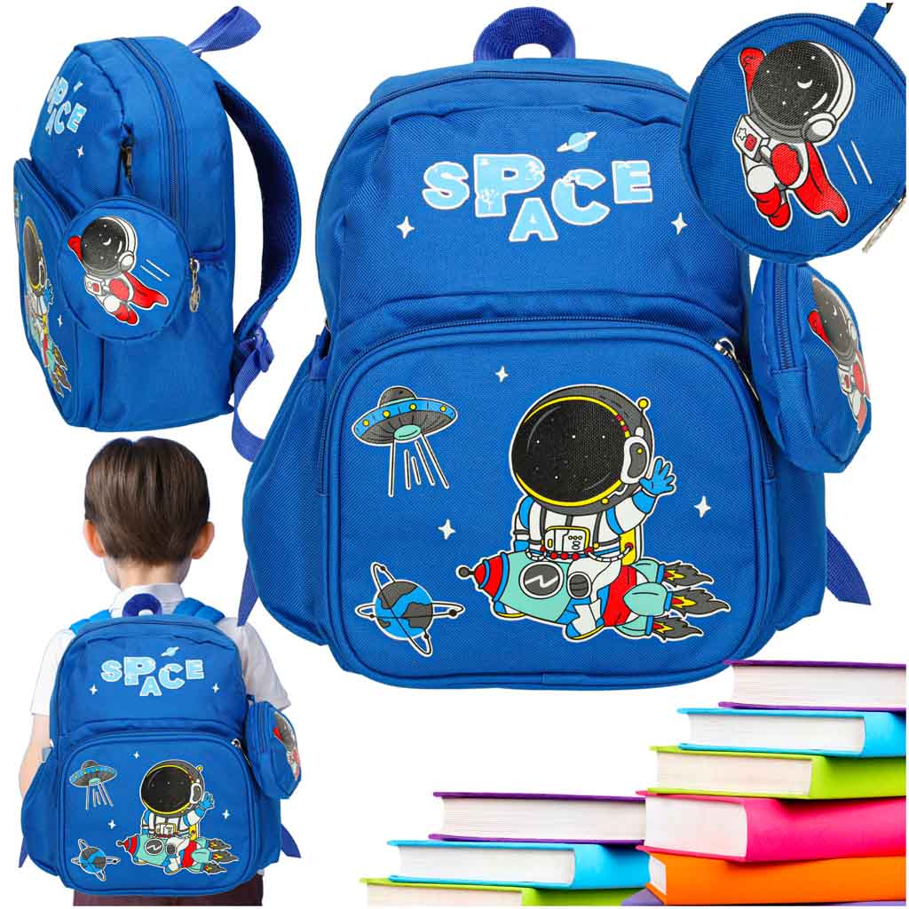 Vaikiška kuprinė darželinukui Astronautas 30x22x11 cm