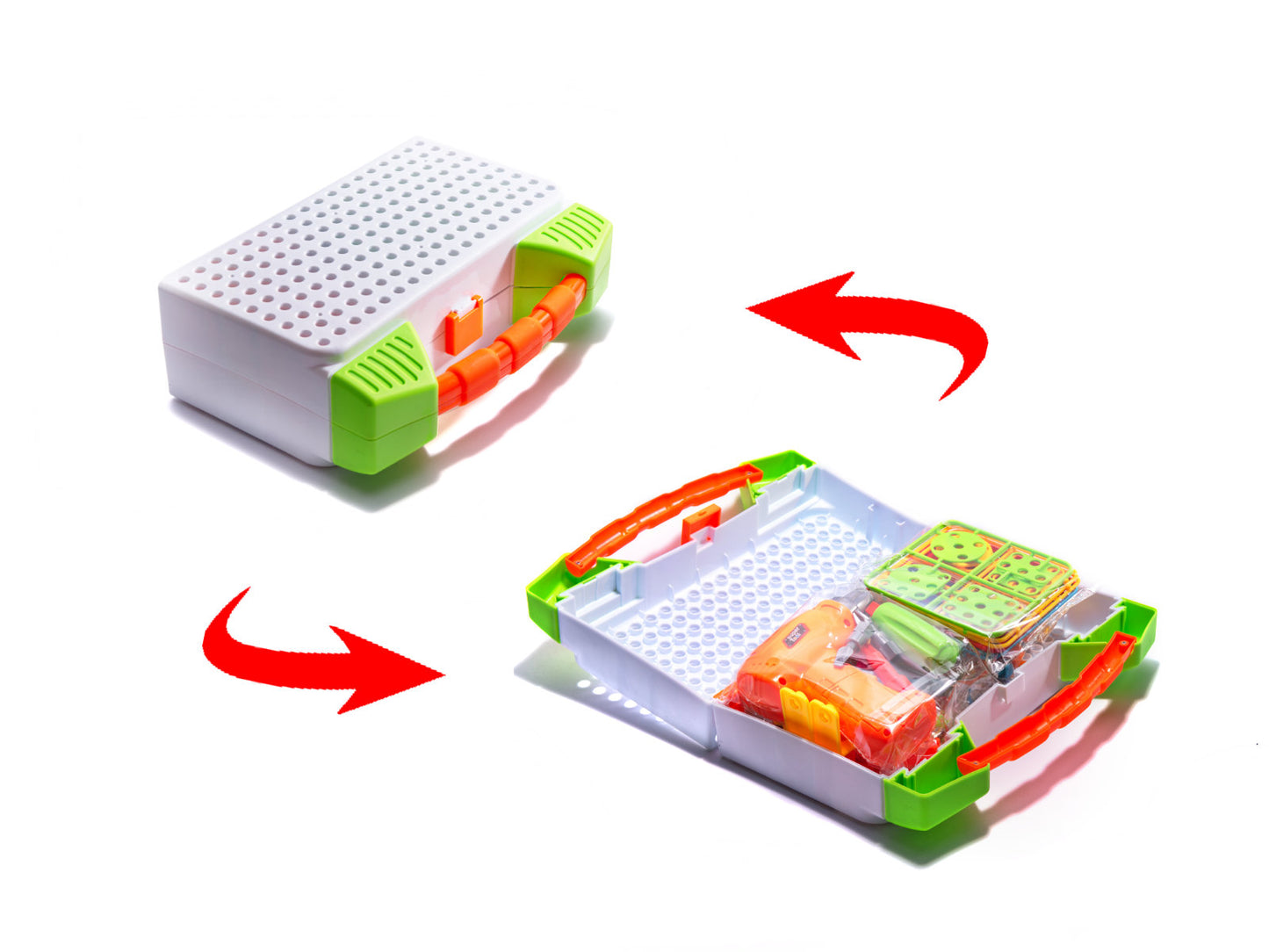 Atsuktuvo grąžtas statybiniai blokai 181 elementai – vaizdas 2