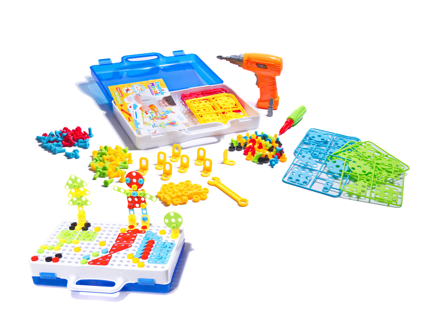 Atsuktuvas gręžimo varžtai statybiniai blokai 237 elementai – pagrindinis vaizdas