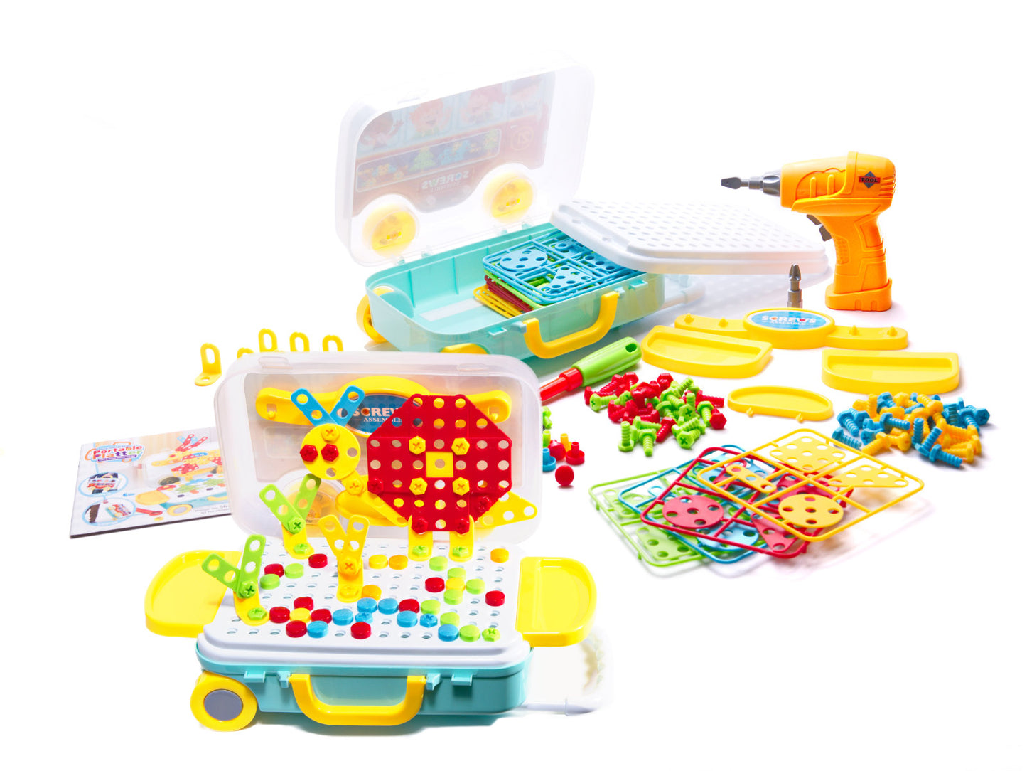 Atsuktuvo grąžtas statybiniai blokai 258 elementai – vaizdas 2