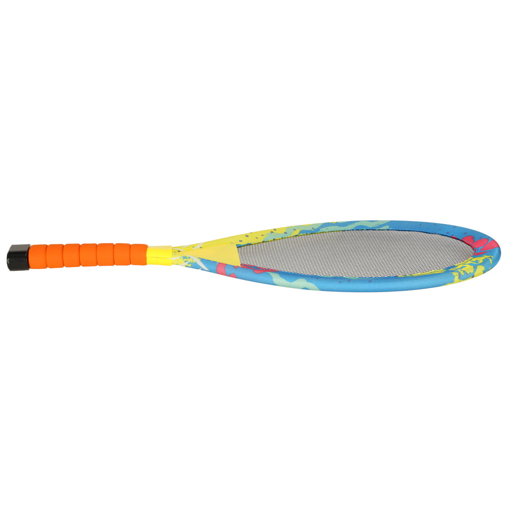 Šviečiantys badmintono raketės su skraidančiais sviediniais LED