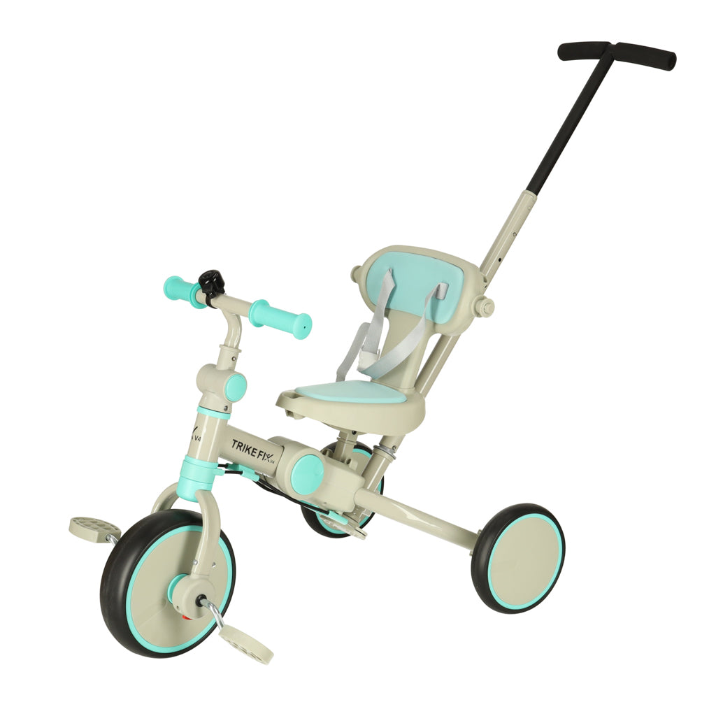 GIMMIK triratukas Vitality, mėlynai-pilkas su stogeliu – vaizdas 4