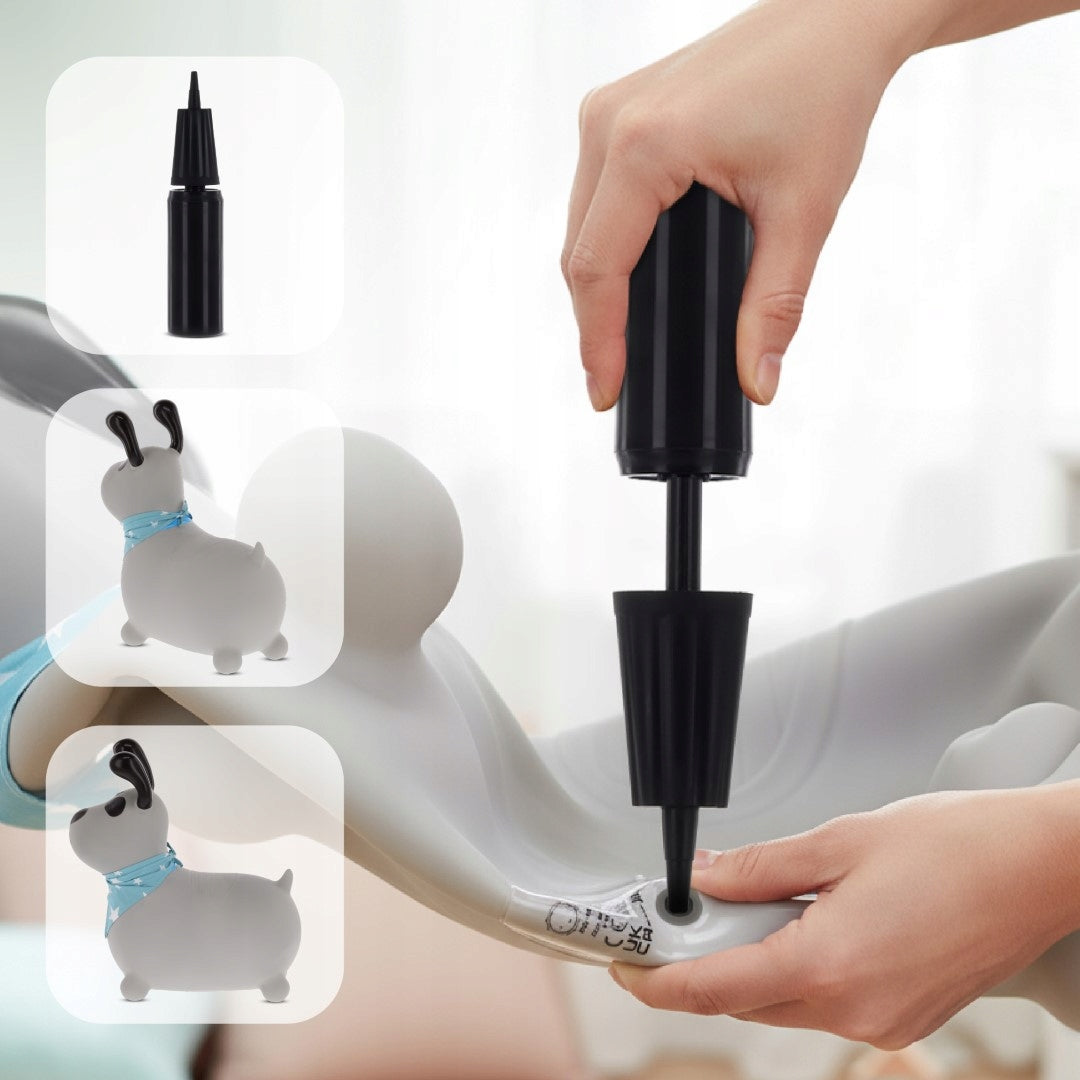 Guminis šokliukas vaikams, pilkas – vaizdas 7